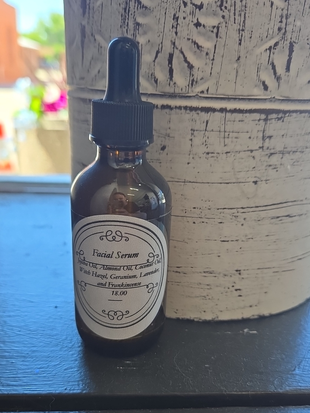 Facial Serum - Natural Hydrating Facial Serum in Brown Bottle